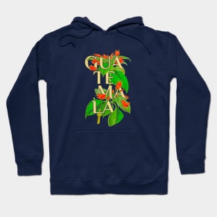 Guatemala Vintage Botanical Illustration Hoodie